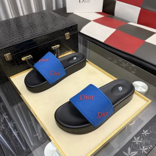 Replica Christian Dior Slippers For Men #1471757 $45.00 USD for Wholesale