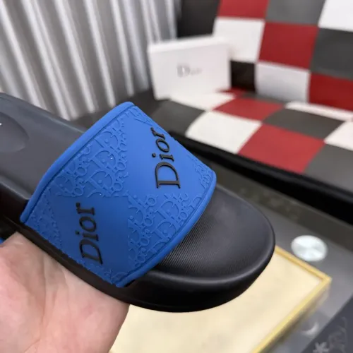 Replica Christian Dior Slippers For Men #1471760 $45.00 USD for Wholesale