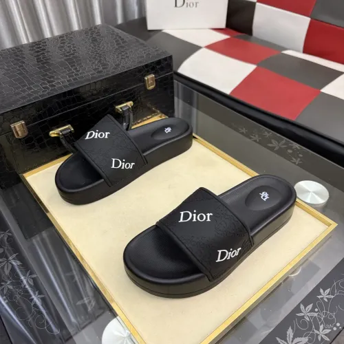 Replica Christian Dior Slippers For Men #1471763 $45.00 USD for Wholesale
