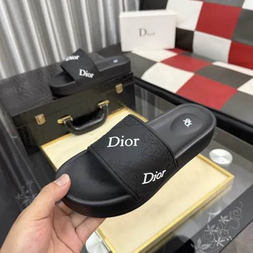 Replica Christian Dior Slippers For Men #1471763 $45.00 USD for Wholesale