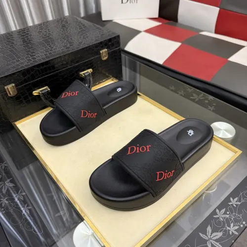 Replica Christian Dior Slippers For Men #1471766 $45.00 USD for Wholesale