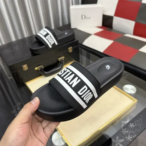 Replica Christian Dior Slippers For Men #1471770 $45.00 USD for Wholesale