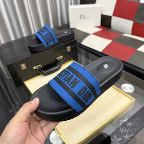 Replica Christian Dior Slippers For Men #1471780 $45.00 USD for Wholesale