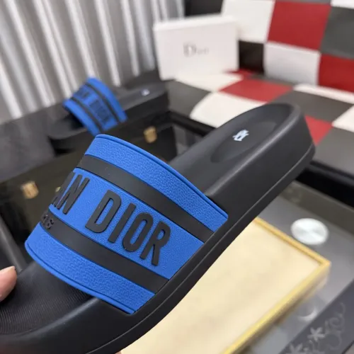 Replica Christian Dior Slippers For Men #1471780 $45.00 USD for Wholesale
