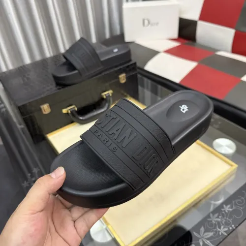 Replica Christian Dior Slippers For Men #1471781 $45.00 USD for Wholesale