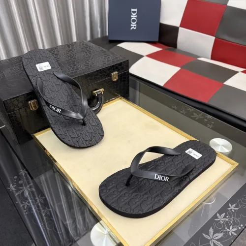 Replica Christian Dior Slippers For Men #1471787 $45.00 USD for Wholesale