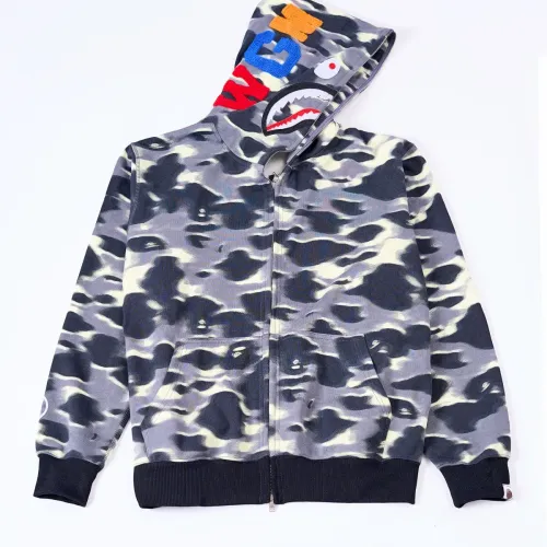 Wholesale Bape Hoodies Long Sleeved For Unisex #1471794 $48.00 USD, Wholesale Quality Replica Bape Hoodies
