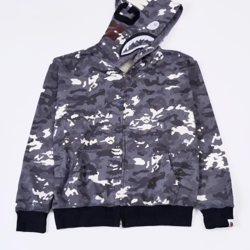 Wholesale Bape Hoodies Long Sleeved For Unisex #1471802 $48.00 USD, Wholesale Quality Replica Bape Hoodies