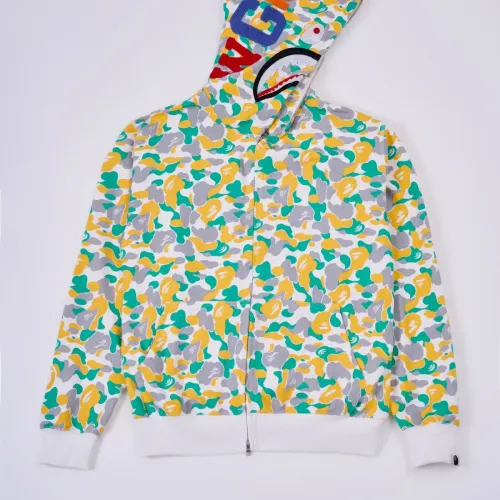 Wholesale Bape Hoodies Long Sleeved For Unisex #1471805 $48.00 USD, Wholesale Quality Replica Bape Hoodies