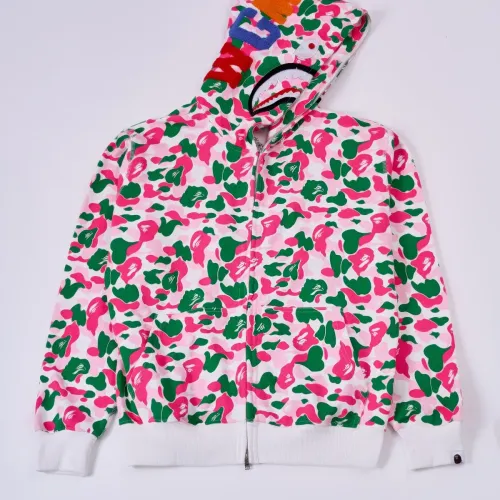 Wholesale Bape Hoodies Long Sleeved For Unisex #1471807 $48.00 USD, Wholesale Quality Replica Bape Hoodies