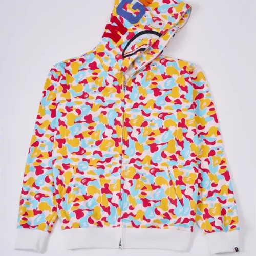 Wholesale Bape Hoodies Long Sleeved For Unisex #1471810 $48.00 USD, Wholesale Quality Replica Bape Hoodies