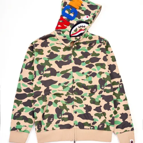 Wholesale Bape Hoodies Long Sleeved For Unisex #1471815 $48.00 USD, Wholesale Quality Replica Bape Hoodies