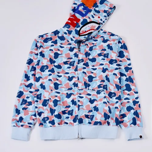 Wholesale Bape Hoodies Long Sleeved For Unisex #1471820 $48.00 USD, Wholesale Quality Replica Bape Hoodies