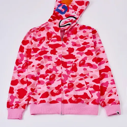 Wholesale Bape Hoodies Long Sleeved For Unisex #1471821 $48.00 USD, Wholesale Quality Replica Bape Hoodies