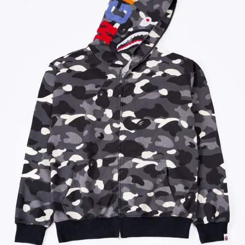Wholesale Bape Hoodies Long Sleeved For Unisex #1471824 $48.00 USD, Wholesale Quality Replica Bape Hoodies