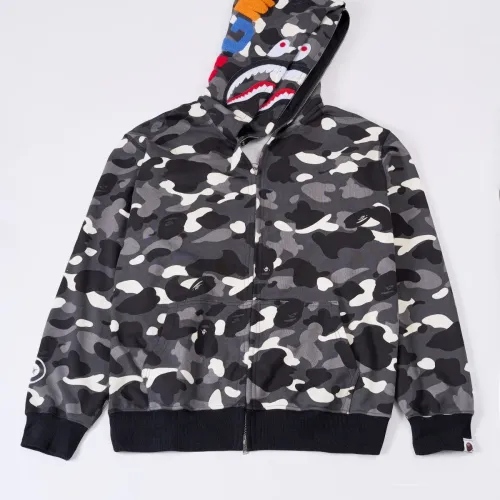 Wholesale Bape Hoodies Long Sleeved For Unisex #1471833 $56.00 USD, Wholesale Quality Replica Bape Hoodies