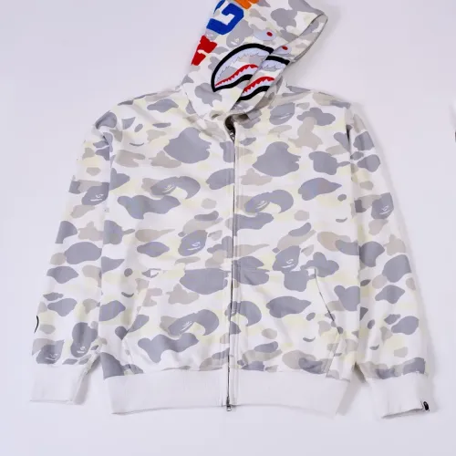 Wholesale Bape Hoodies Long Sleeved For Unisex #1471834 $56.00 USD, Wholesale Quality Replica Bape Hoodies