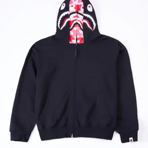 Wholesale Bape Hoodies Long Sleeved For Unisex #1471837 $56.00 USD, Wholesale Quality Replica Bape Hoodies