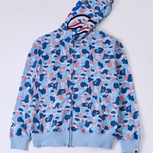 Wholesale Bape Hoodies Long Sleeved For Unisex #1471852 $56.00 USD, Wholesale Quality Replica Bape Hoodies