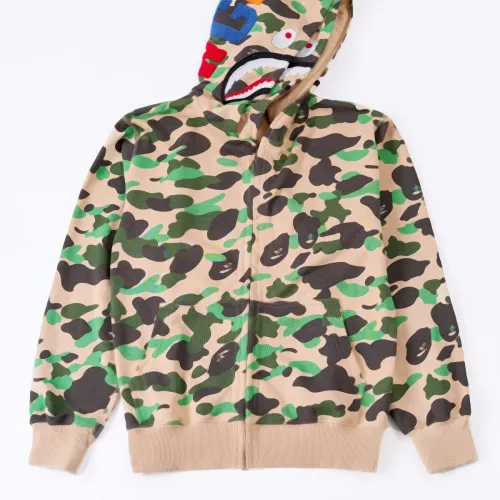 Wholesale Bape Hoodies Long Sleeved For Unisex #1471866 $56.00 USD, Wholesale Quality Replica Bape Hoodies