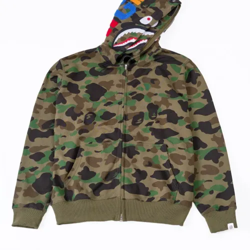 Wholesale Bape Hoodies Long Sleeved For Unisex #1471869 $56.00 USD, Wholesale Quality Replica Bape Hoodies