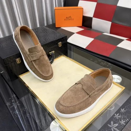 Replica Hermes Casual Shoes For Men #1471885 $82.00 USD for Wholesale
