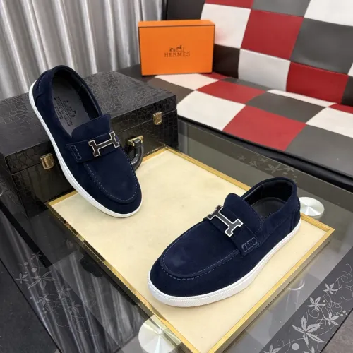 Replica Hermes Casual Shoes For Men #1471889 $82.00 USD for Wholesale