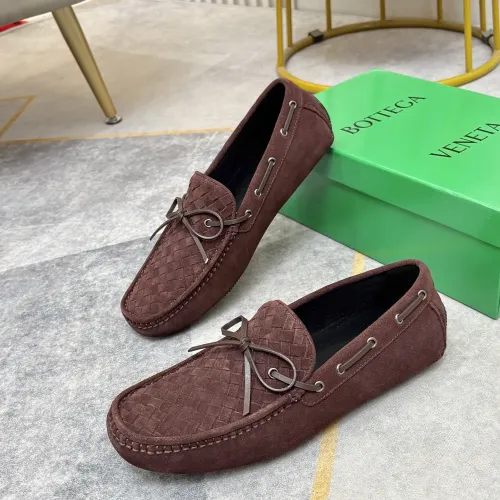 Replica Bottega Veneta BV Leather Shoes For Men #1472080 $82.00 USD for Wholesale