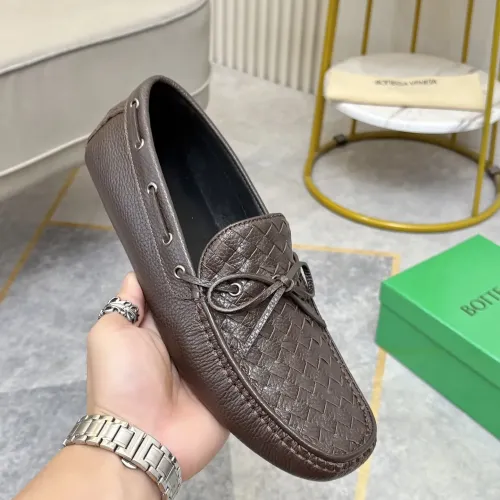 Replica Bottega Veneta BV Leather Shoes For Men #1472083 $82.00 USD for Wholesale