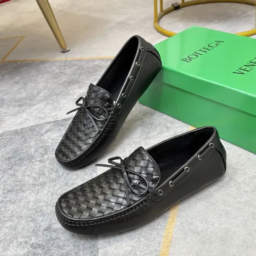 Replica Bottega Veneta BV Leather Shoes For Men #1472085 $82.00 USD for Wholesale