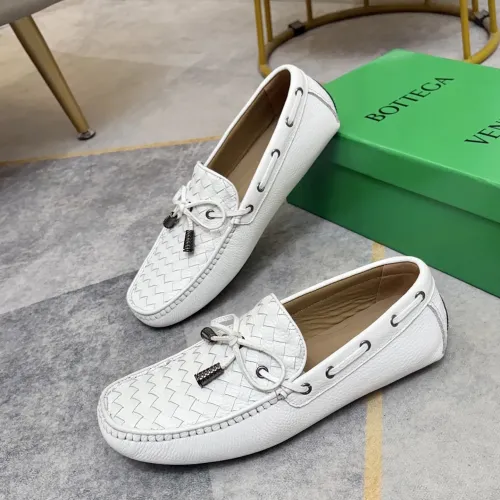 Replica Bottega Veneta BV Leather Shoes For Men #1472088 $82.00 USD for Wholesale