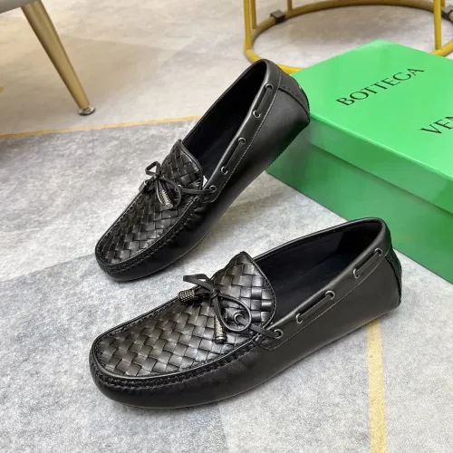 Replica Bottega Veneta BV Leather Shoes For Men #1472093 $82.00 USD for Wholesale