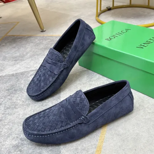 Replica Bottega Veneta BV Leather Shoes For Men #1472096 $82.00 USD for Wholesale