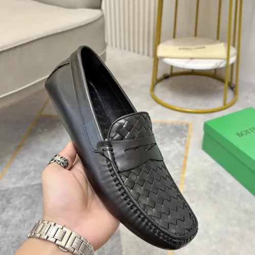 Replica Bottega Veneta BV Leather Shoes For Men #1472098 $82.00 USD for Wholesale