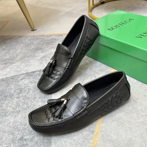 Replica Bottega Veneta BV Leather Shoes For Men #1472101 $82.00 USD for Wholesale