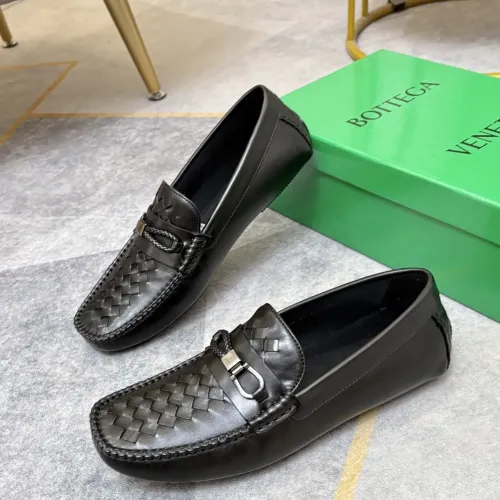 Replica Bottega Veneta BV Leather Shoes For Men #1472104 $82.00 USD for Wholesale