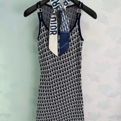 Wholesale Christian Dior Dresses Sleeveless For Women #1472137 $96.00 USD, Wholesale Quality Replica Christian Dior Dresses