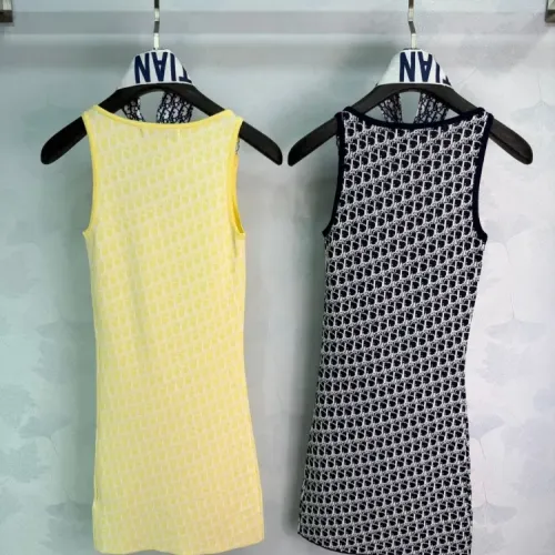 Replica Christian Dior Dresses Sleeveless For Women #1472137 $96.00 USD for Wholesale