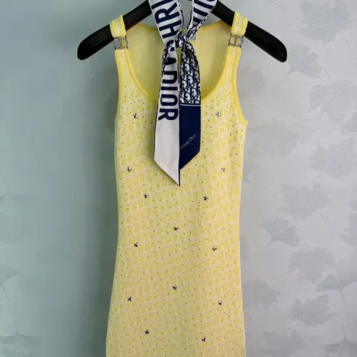 Wholesale Christian Dior Dresses Sleeveless For Women #1472138 $96.00 USD, Wholesale Quality Replica Christian Dior Dresses