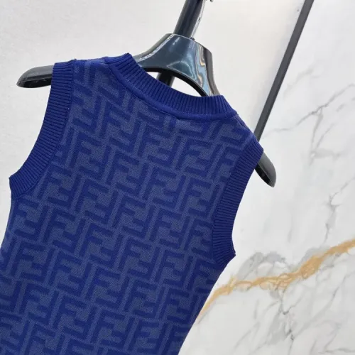 Replica Fendi Dresses Sleeveless For Women #1472139 $98.00 USD for Wholesale
