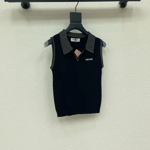 Wholesale MIU MIU T-Shirts Sleeveless For Women #1472146 $68.00 USD, Wholesale Quality Replica MIU MIU T-Shirts