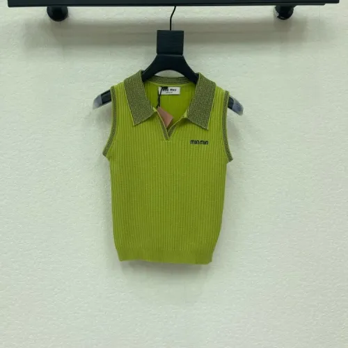 Wholesale MIU MIU T-Shirts Sleeveless For Women #1472147 $68.00 USD, Wholesale Quality Replica MIU MIU T-Shirts