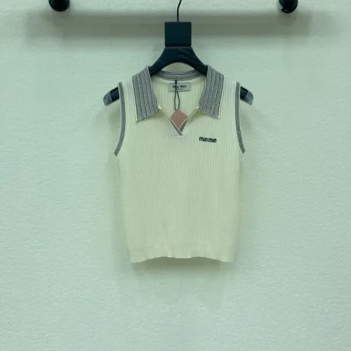 Wholesale MIU MIU T-Shirts Sleeveless For Women #1472148 $68.00 USD, Wholesale Quality Replica MIU MIU T-Shirts