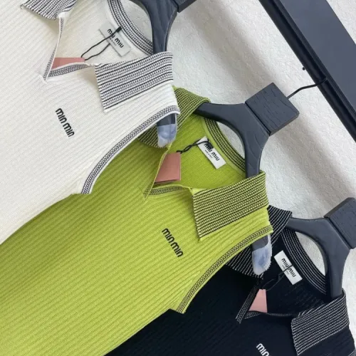 Replica MIU MIU T-Shirts Sleeveless For Women #1472148 $68.00 USD for Wholesale