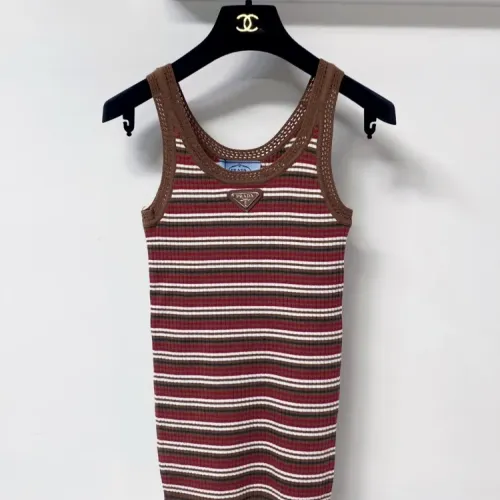 Wholesale Prada T-Shirts Sleeveless For Women #1472159 $96.00 USD, Wholesale Quality Replica Prada T-Shirts