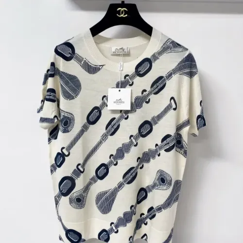 Wholesale Hermes T-Shirts Short Sleeved For Women #1472167 $115.00 USD, Wholesale Quality Replica Hermes T-Shirts