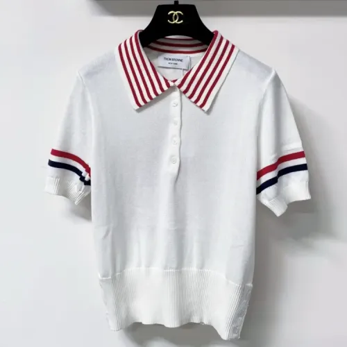 Wholesale Thom Browne TB T-Shirts Short Sleeved For Women #1472191 $98.00 USD, Wholesale Quality Replica Thom Browne TB T-Shirts
