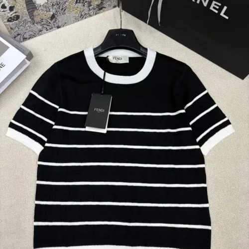 Wholesale Fendi T-Shirts Short Sleeved For Women #1472196 $76.00 USD, Wholesale Quality Replica Fendi T-Shirts