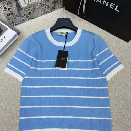 Wholesale Fendi T-Shirts Short Sleeved For Women #1472197 $76.00 USD, Wholesale Quality Replica Fendi T-Shirts