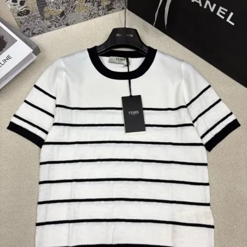 Wholesale Fendi T-Shirts Short Sleeved For Women #1472198 $76.00 USD, Wholesale Quality Replica Fendi T-Shirts